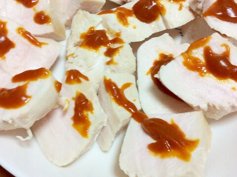 胸肉酒蒸し練りうにオイスターソース醤油 レシピ 作り方 By Madone6 楽天レシピ 胸肉酒蒸し練りうにオイスターソース醤油 レシピ 作り方 By Madone6 楽天レシピ